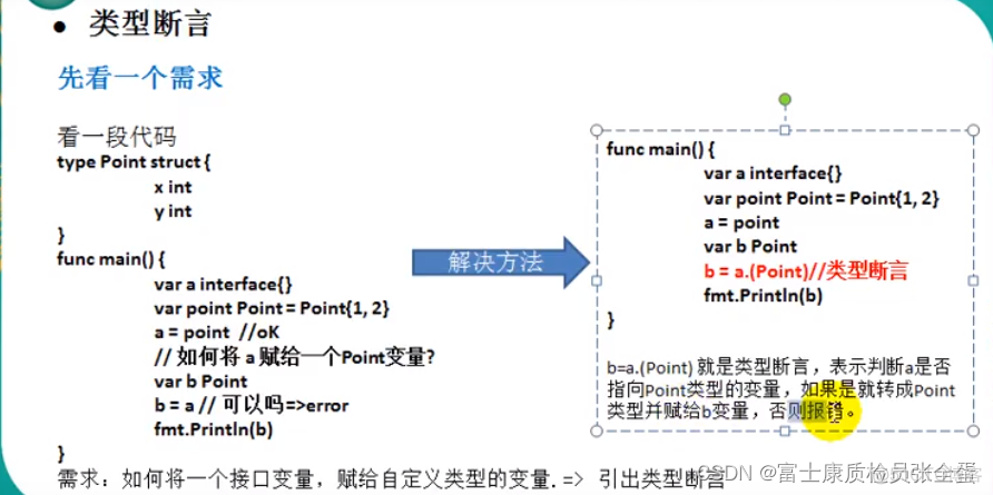 Golang interface 多态/类型断言_Computer