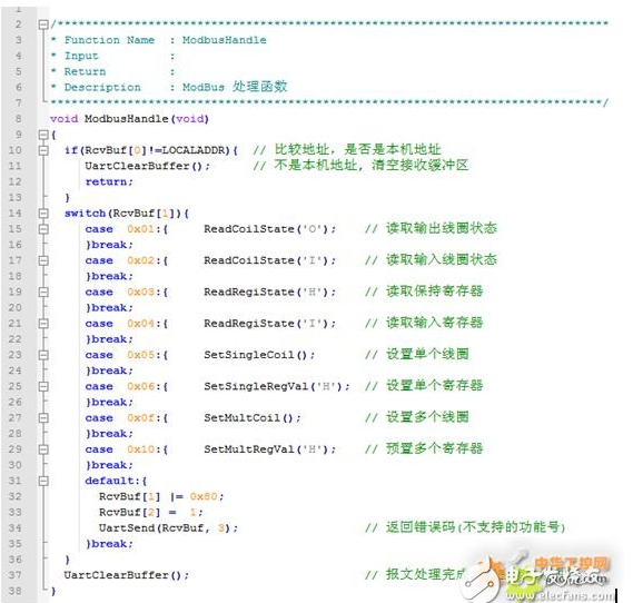 java中modbus报文解析器 modbus报文解析实例_servlet_05