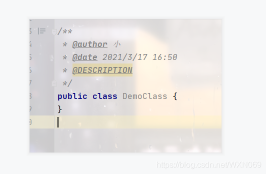 idea javac 注释默认可编辑 idea添加默认注释_类注解_04
