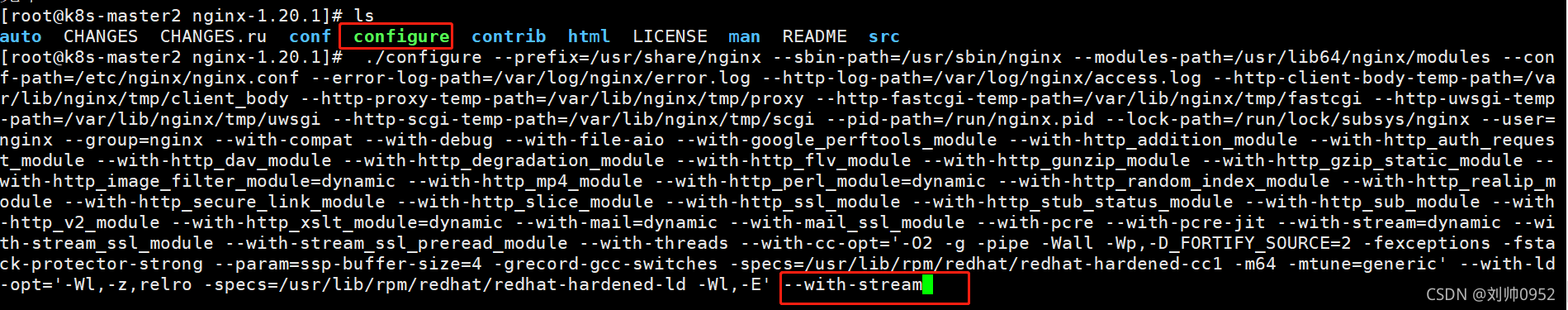 kubernetes v1.20项目之二进制部署Nginx(四层)负载均衡器出现unknown directive “stream“ in /etc/nginx/nginx.conf问题的解决_运维_04