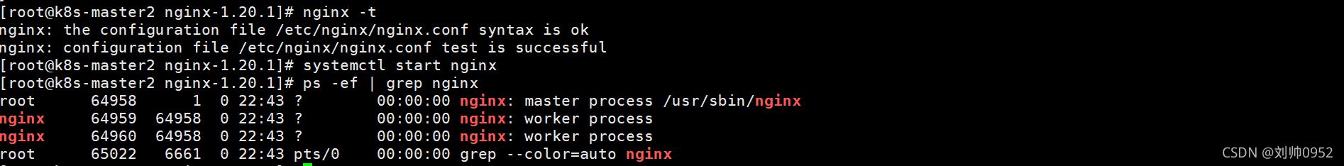 kubernetes v1.20项目之二进制部署Nginx(四层)负载均衡器出现unknown directive “stream“ in /etc/nginx/nginx.conf问题的解决_运维_05