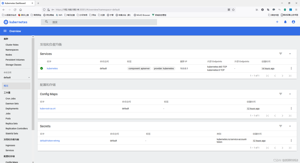 kubernetes v1.20项目之二进制安装部署Dashboard和CoreDNS（亲测）_docker_04