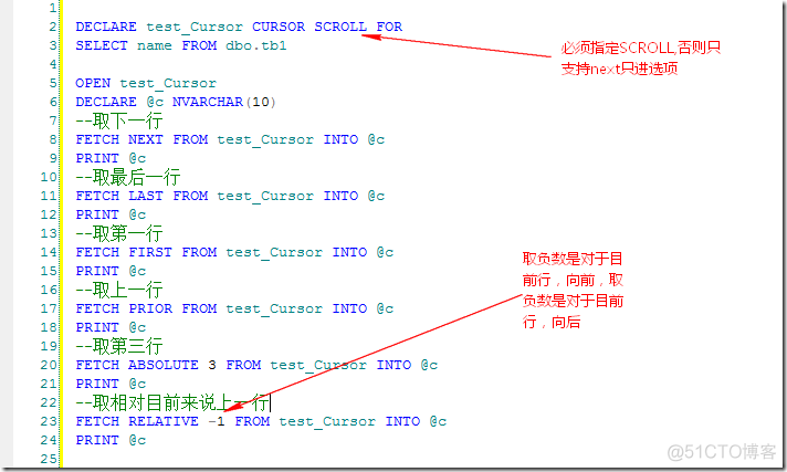 sql server 利用游标插入数据 sqlserver游标的使用场景_sql server 利用游标插入数据_08