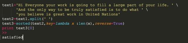 python 接受键盘输入字符串输出最长字符串 python输出字符串中最长单词_Python