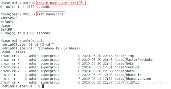 hbase的基础操作实验心得 hbase实验报告_hadoop_38