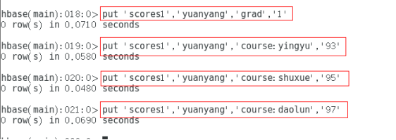 hbase的基础操作实验心得 hbase实验报告_Hadoop_45