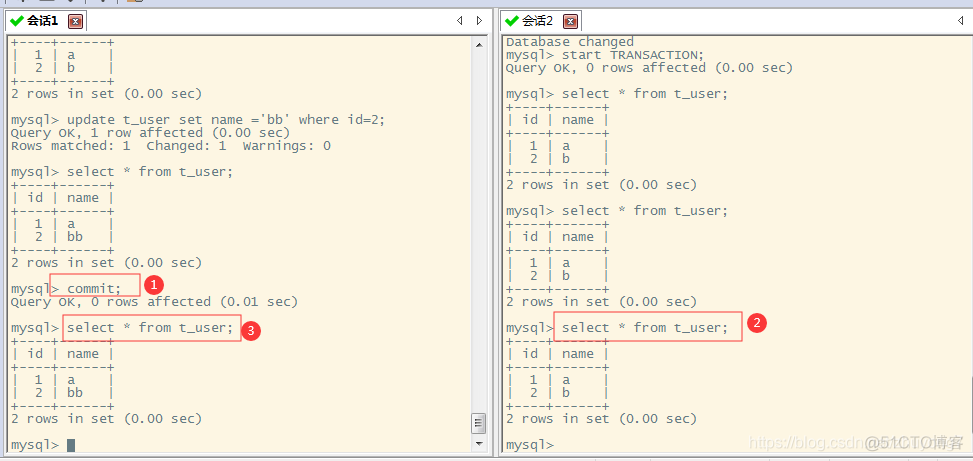 mysql innodb默认的事务 mysqlinnodb默认事务隔离级别_数据_04