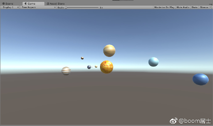 python太阳系模型3D 太阳系unity_Mercury_06