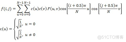 图像的dct变换与压缩基于python 数字图像处理dct变换_IDCT_04