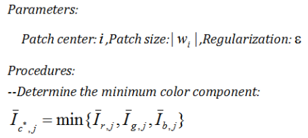 python实现暗通道先验算法 暗通道先验去雾算法_#include_115