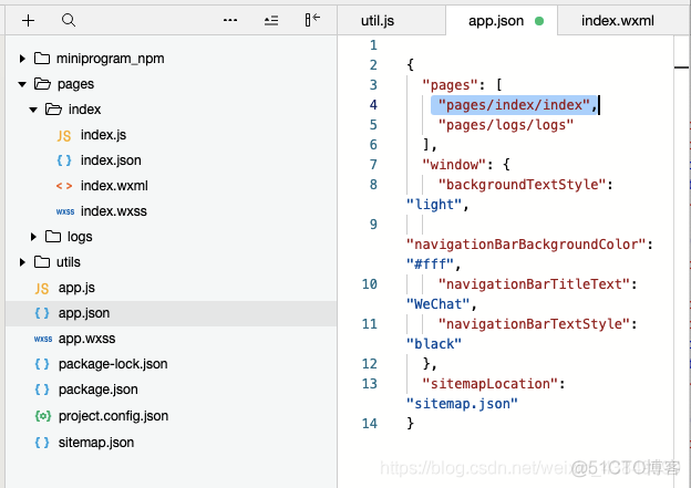 小程序 axios 文件 小程序文件格式_json_02