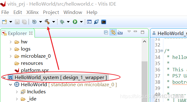 NIOS II软核烧录 xilinx 软核处理器_Vitis_27