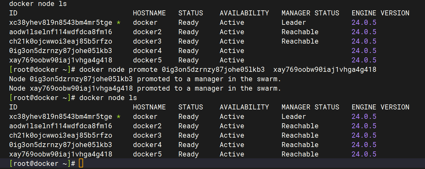 Docker Swarm 节点维护_docker