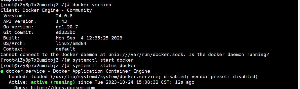 Linux上安装docker_重启_05