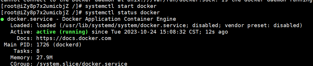 Linux上安装docker_重启_06