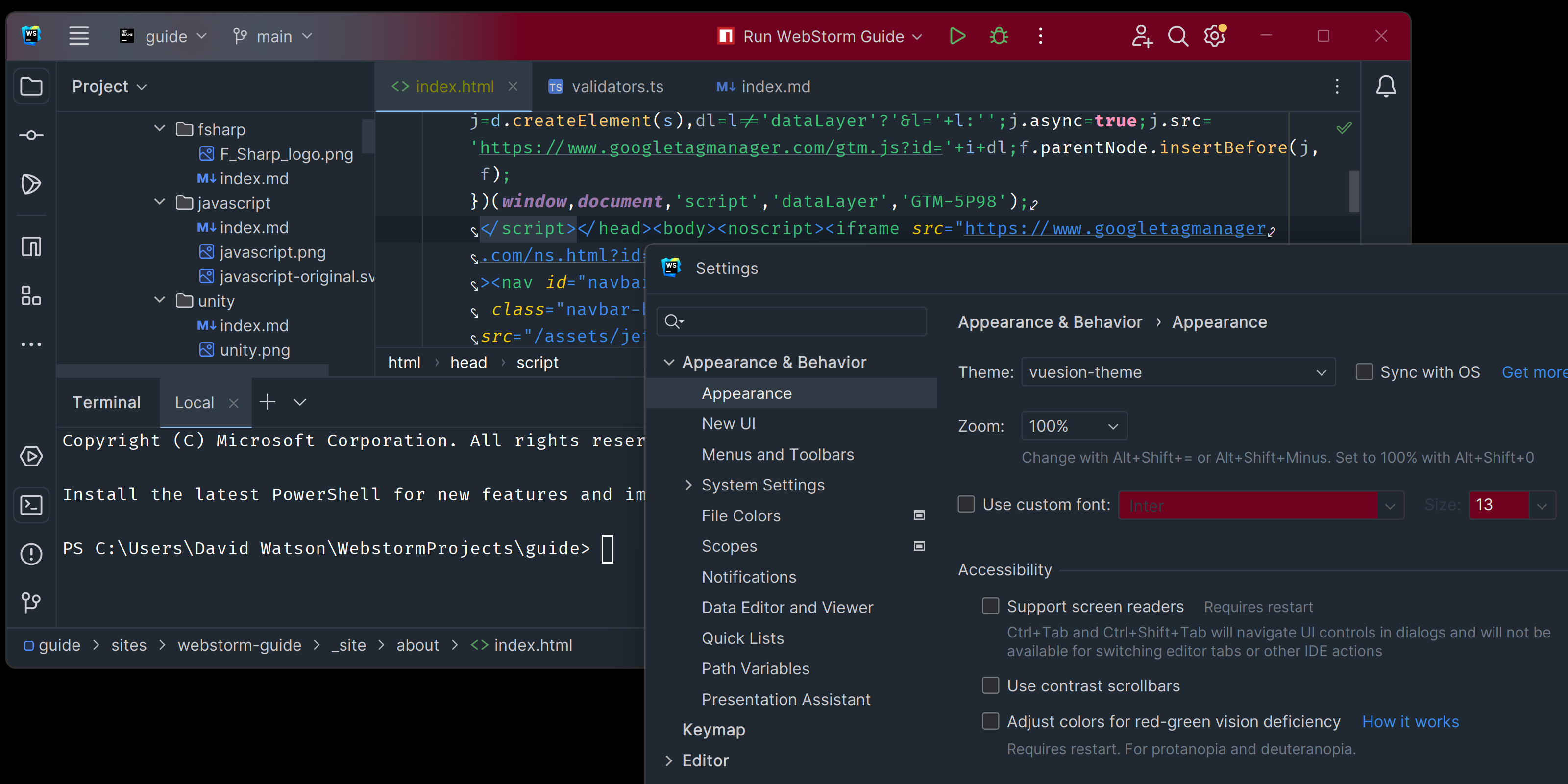 「2023·最新盘点」十大热门WebStorm主题_开发工具_07