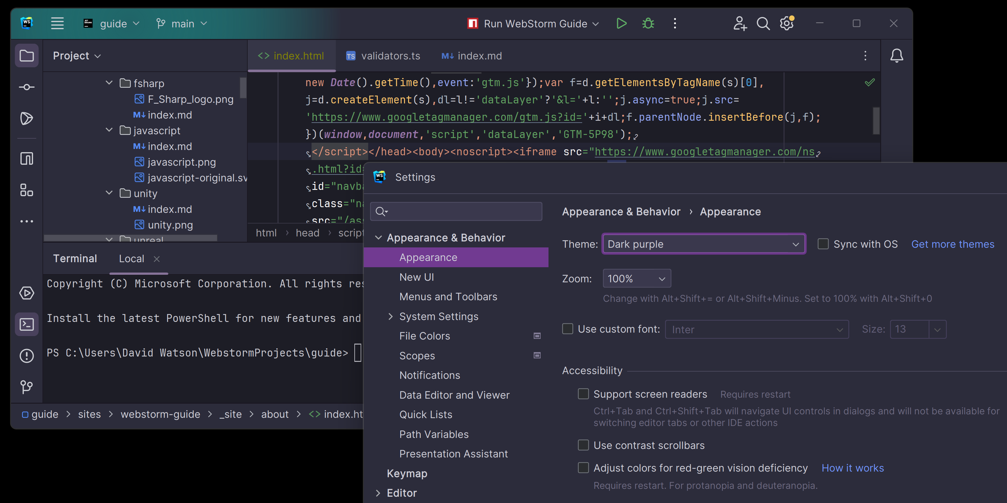 「2023·最新盘点」十大热门WebStorm主题_开发工具_03