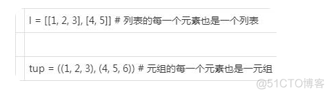 python列表元祖嵌套 python 元祖和列表的区别_python_06