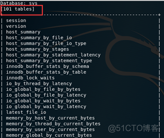 kali使用redis kali使用sqlmap_kali使用redis_51