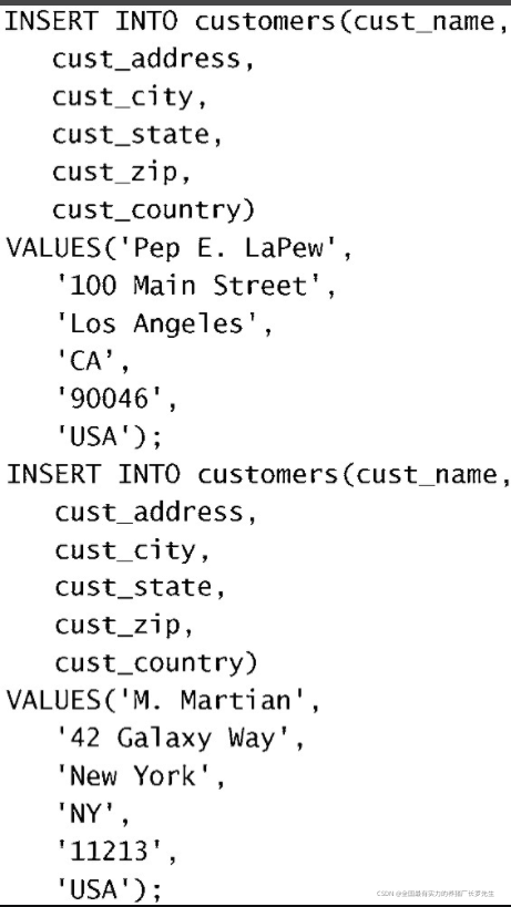 mysql填充 MySQL填充数据_database