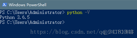 python hellp代码 python3.6.5shell_PowerShell_02