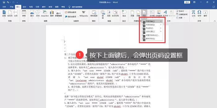 word poi添加页码java word怎么添加页码格式_Windows_04