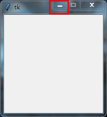 最小化的窗口如何用Python让他最大化 tkinter 最小化_ico