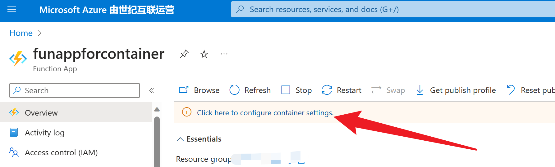 【Azure Function App】解决Function App For Container 遇见ServiceUnavailable的异常 _microsoft_02