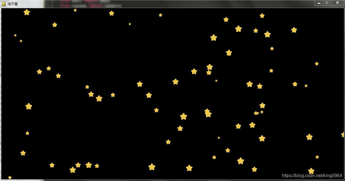 python实现漫天星 用python绘制满天星_python实现漫天星
