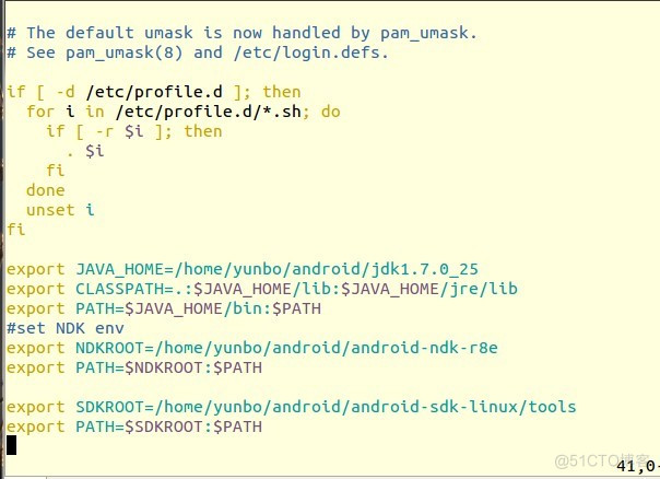 linux下配置android开发环境 linux android环境_vim_02