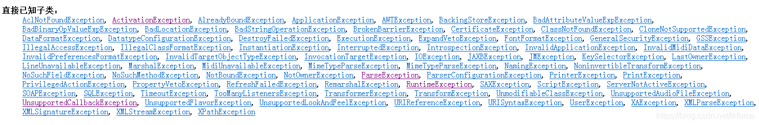 java Exception中的code怎样获取 java中exception类_Java_04