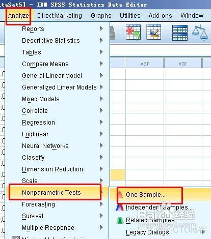 两样本假设检验实验数据不是正态分布怎么办r语言 两样本正态性检验spss_菜单栏_04