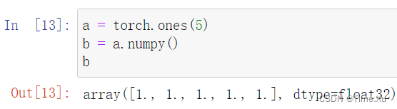 tensor-->ndarry