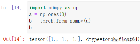 ndarry-->tensor