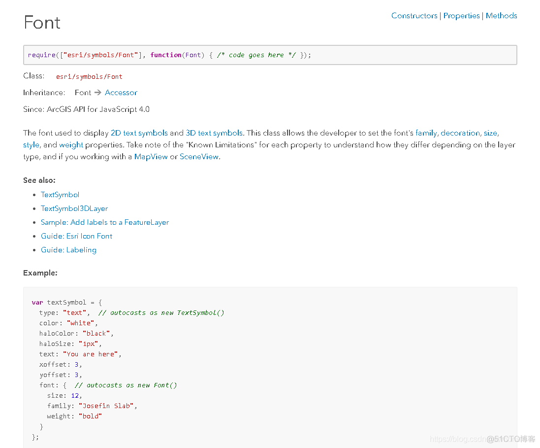 ArcGIS Maps SDK for JavaScript 气泡字体样式 arcgis字体设置_命名规范