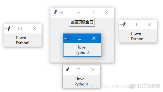 python tkinter更新展示内容 python tkinter toplevel_高亮_02