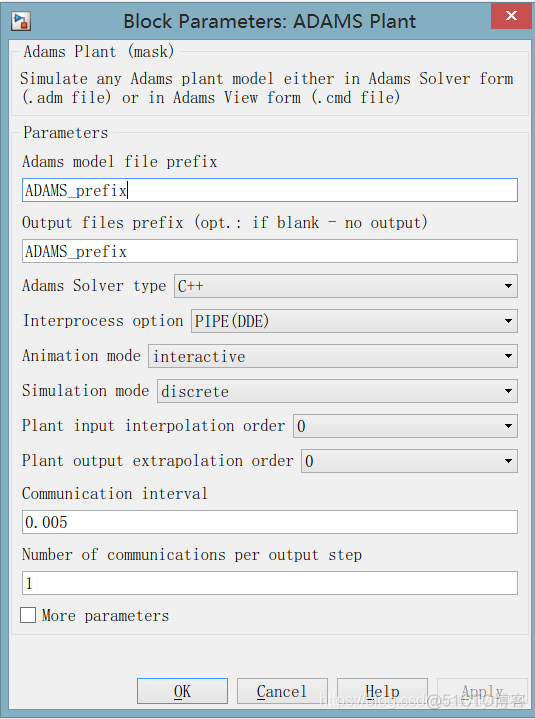 python 和Adams联合仿真 adams和matlab联合仿真详细教程_数据交互_13