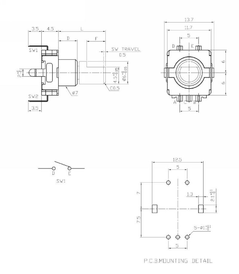 python 旋钮编码器 旋转编码器 arduino_引脚_02