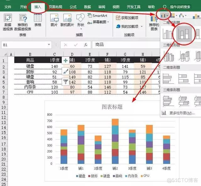 MPAndroidChart设置多个柱状图 excel做多组柱状图_右键_05