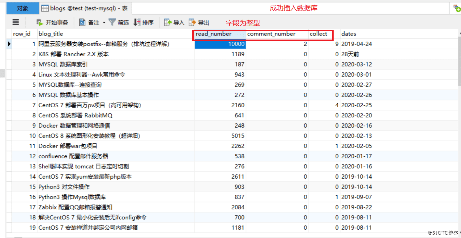 mysql 存储爬取的文章用什么数据类型 爬取数据到mysql_python3爬取数据存入mysql_03