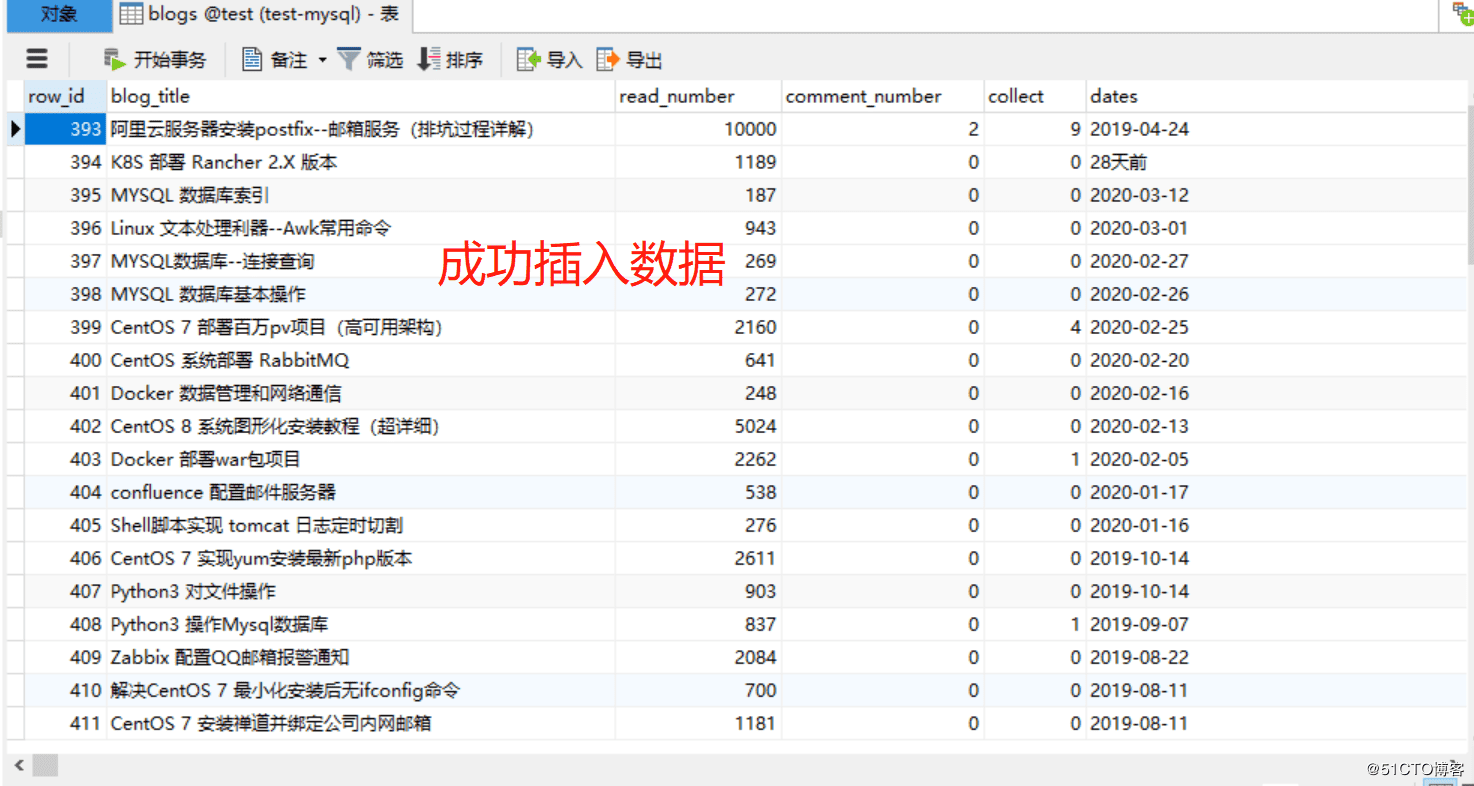 mysql 存储爬取的文章用什么数据类型 爬取数据到mysql_python3爬取数据存入mysql_07