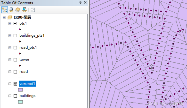 java绘制泰森多边形 arcgis绘制泰森多边形_GIS_11