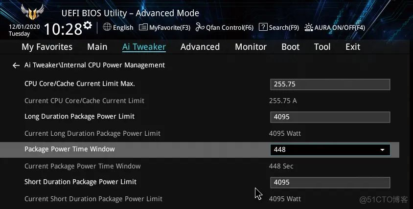 华硕B460重炮手升级bios 华硕b460主板重炮手bios设置_Power_06