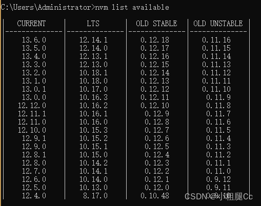 nvm切换node版本后yarn丢失 nvm管理node版本_node.js_06