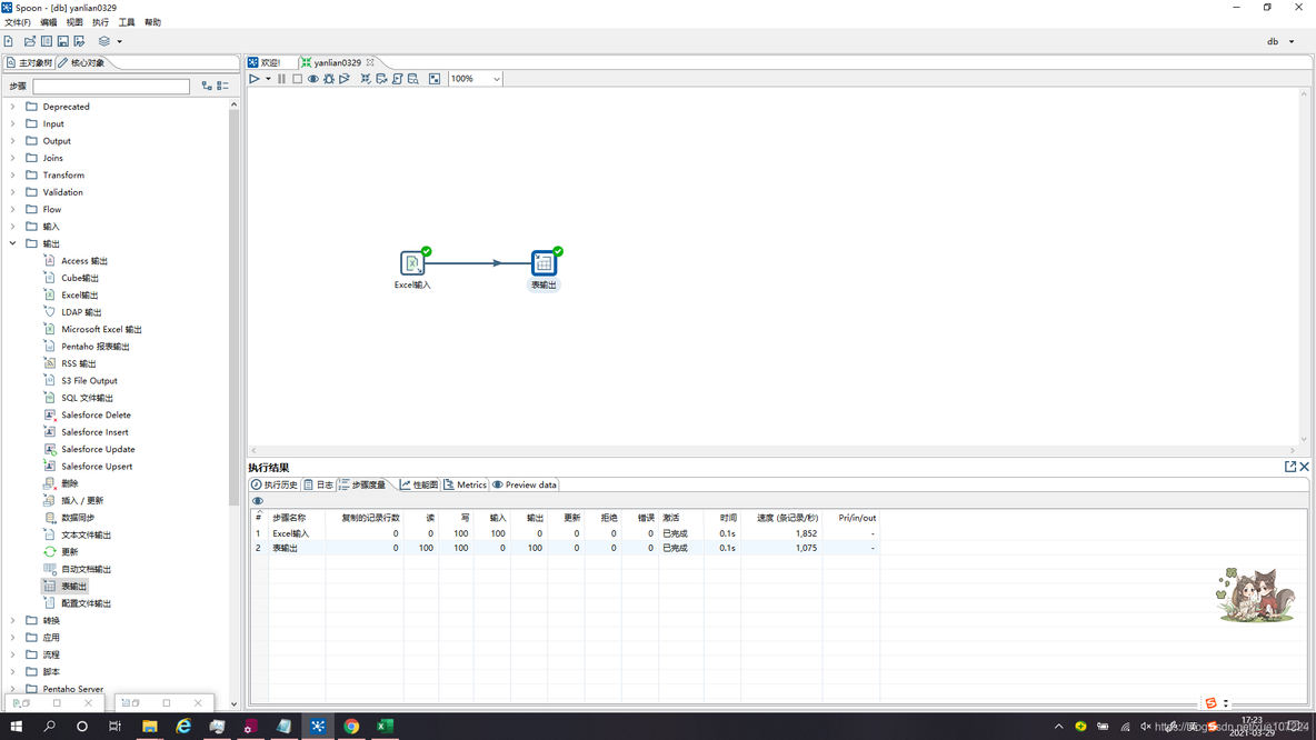 kettle迁移mysql至达梦 kettle将excel导入数据库_字段_11