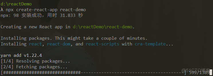 yarn 搭建react项目 搭建react环境_yarn 搭建react项目