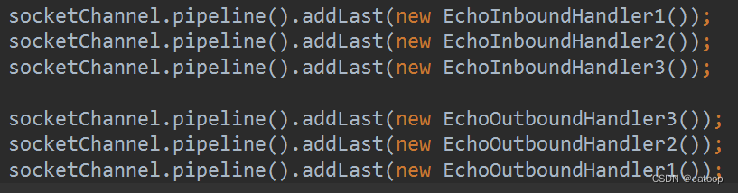 Netty中Pipeline的ChannelHandler执行顺序案例详解_.net_06