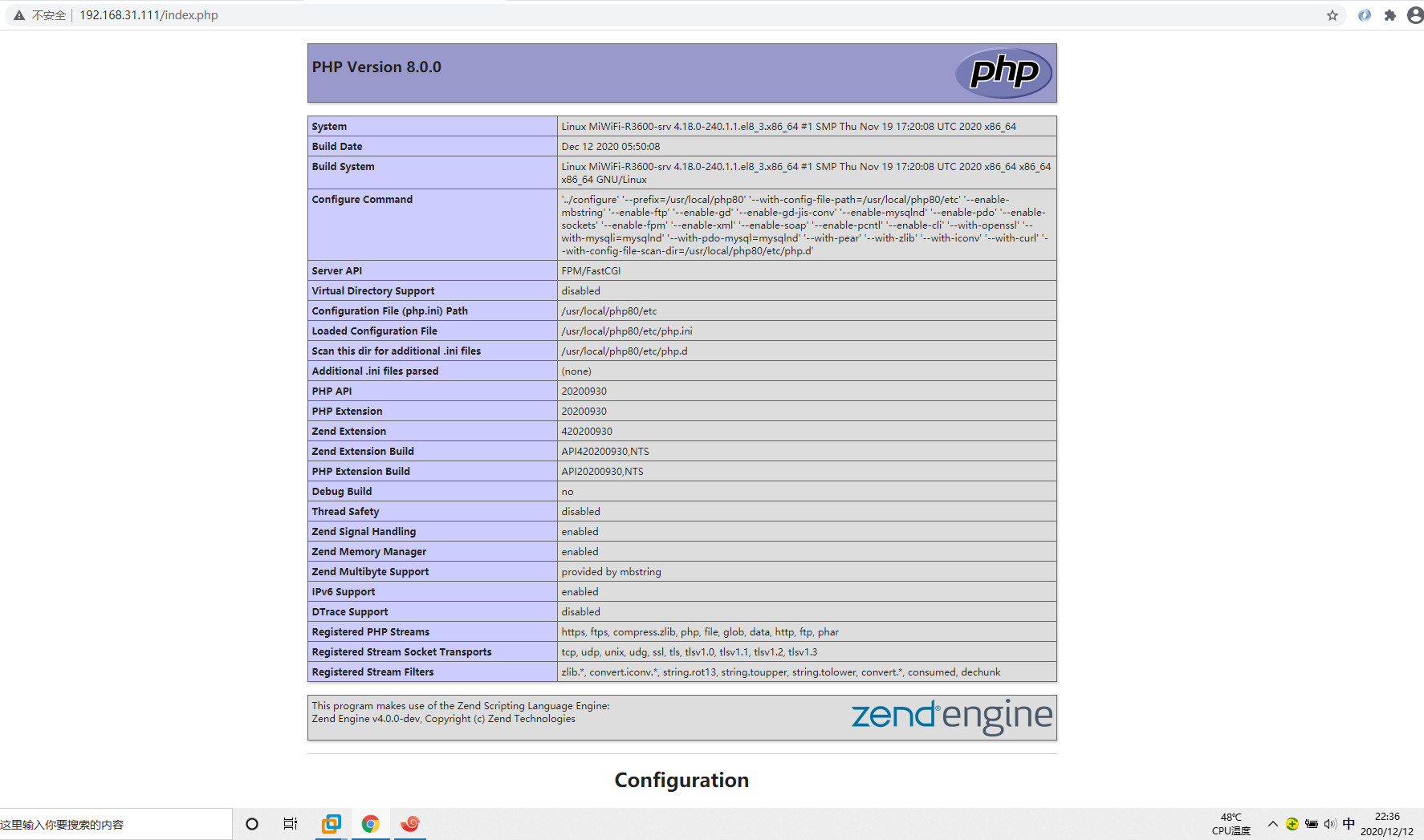 centos8 stream 安装openstack centos8安装lamp_apache