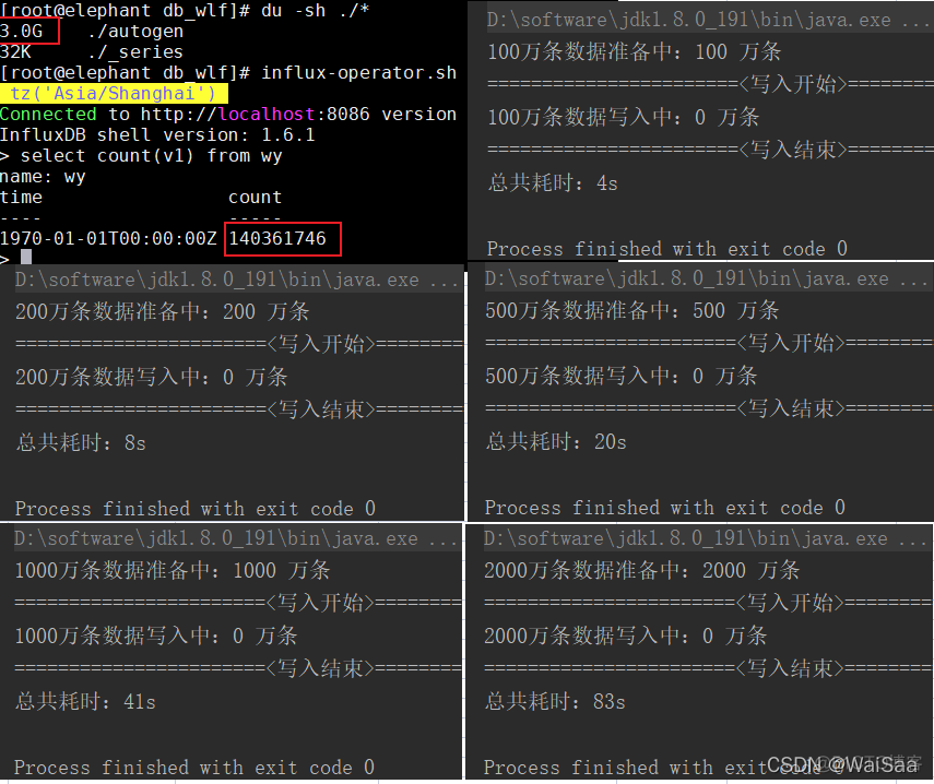 java influxdb 批量写入 influxdb 批量写入性能_System_02