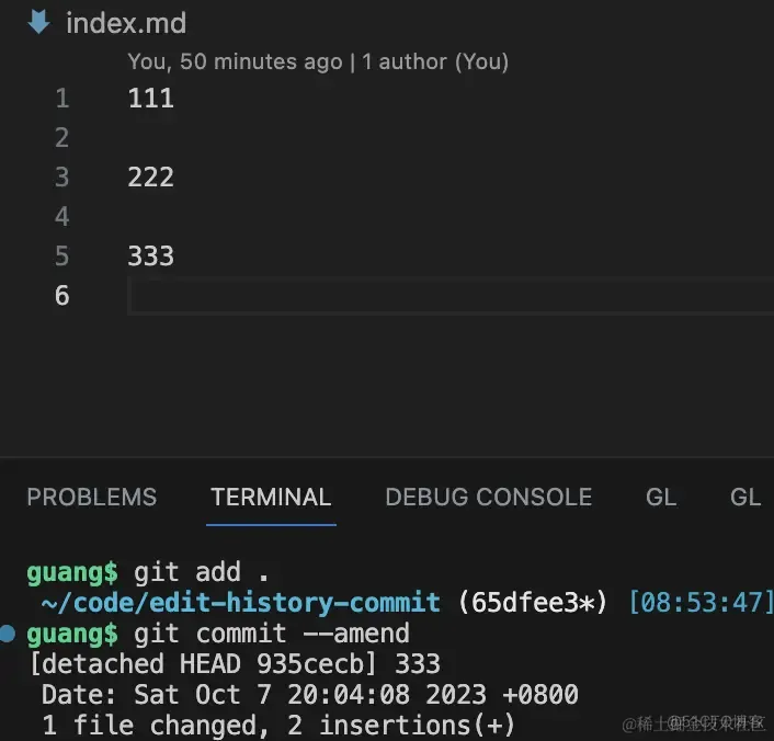 修改 git 的历史 commit，你能想到几种方案？_Git_20